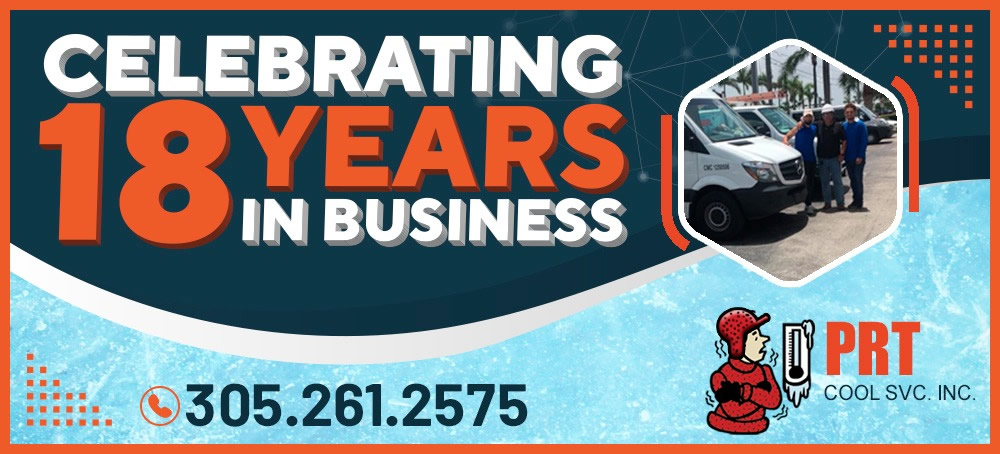PRT Cool Service celebrating 18 years in business