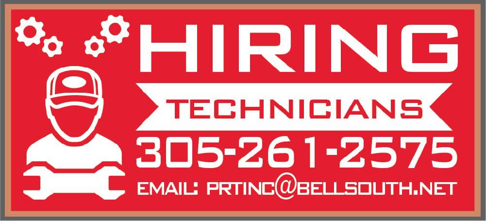 PRT Cool Service is hiring technicians